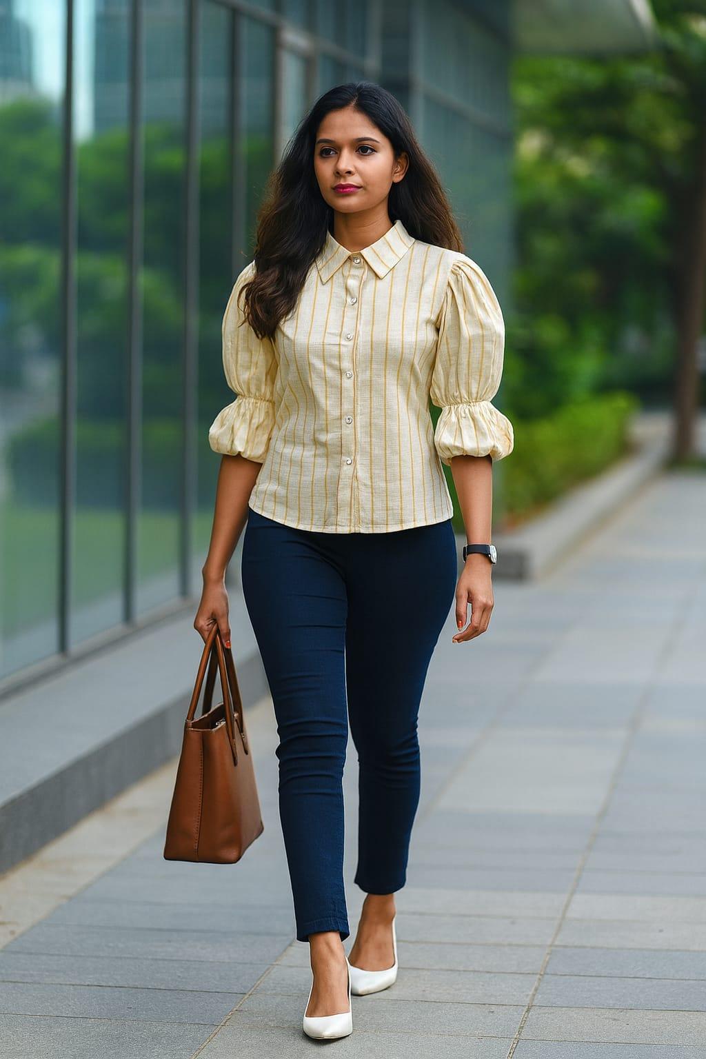Block Print Cotton Blend Salwar Set