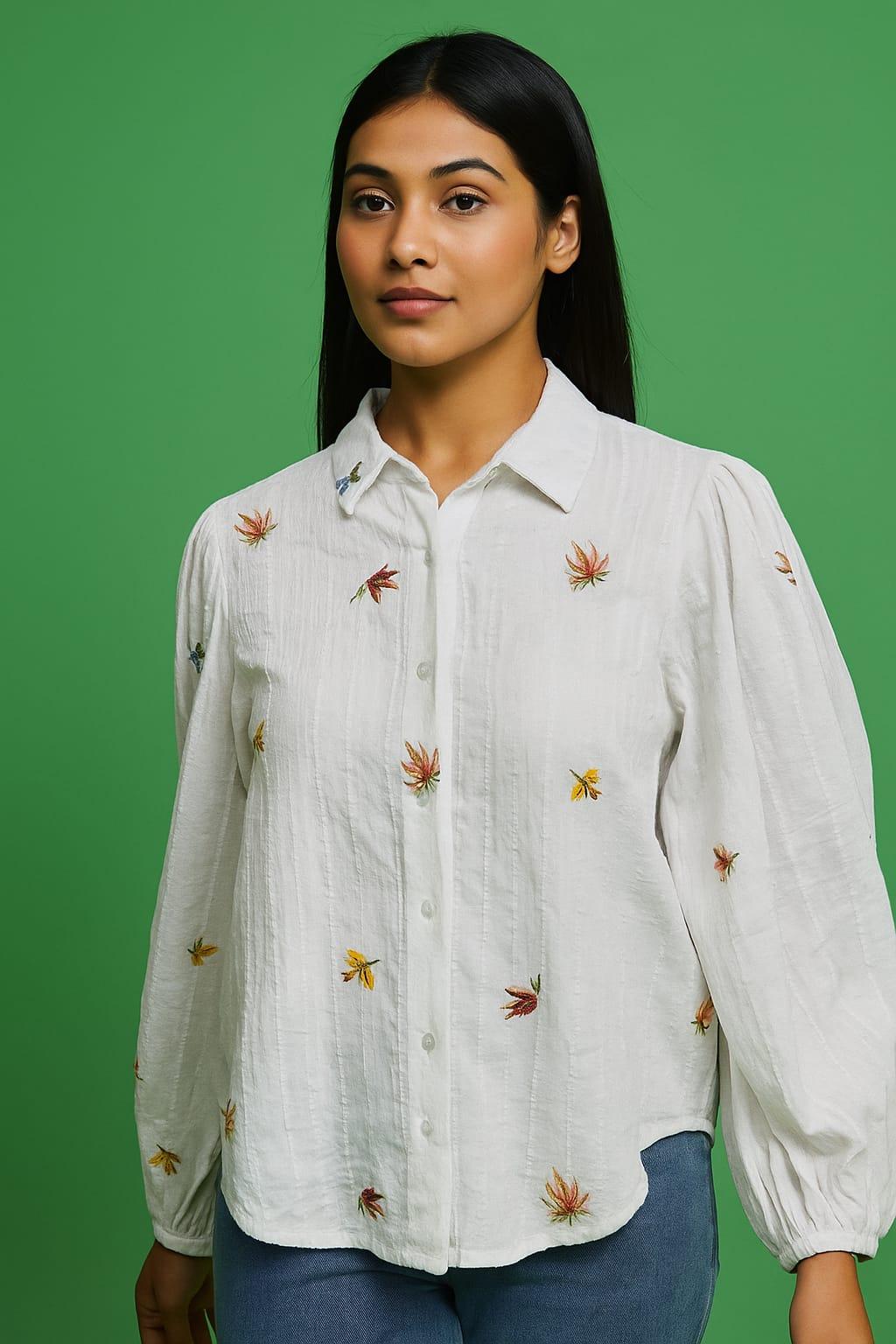 Cotton Blend Straight Cut Ethnic Set